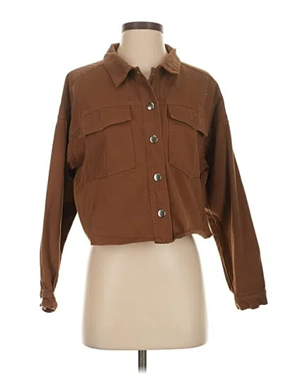 Pre-owned Hyfve Jacket In Brown