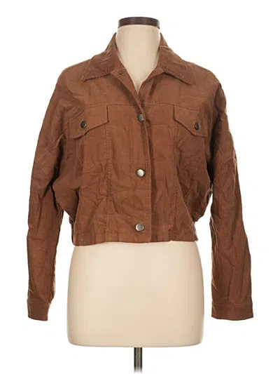 Pre-owned Hyfve Jacket In Brown