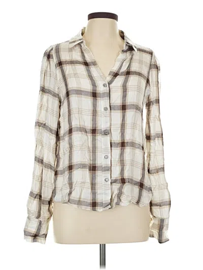 Pre-owned Hyfve Long Sleeve Blouse In Ivory
