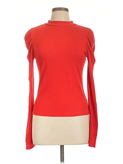 Pre-owned Hyfve Long Sleeve Turtleneck In Red