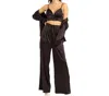 HYFVE POSITIVELY ALLURING BRALETTE AND TOP SET IN BLACK