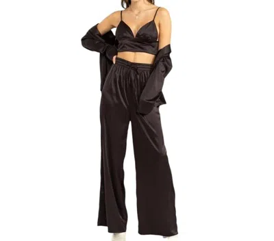 Hyfve Positively Alluring Bralette And Top Set In Black