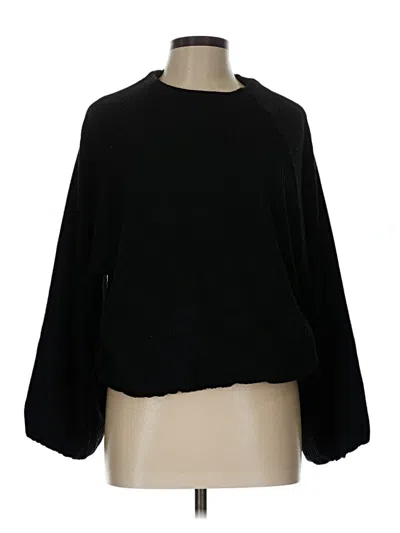 Pre-owned Hyfve Pullover Sweater In Black