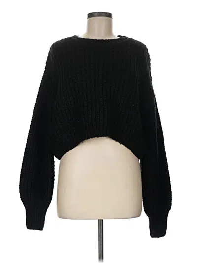 Pre-owned Hyfve Pullover Sweater In Black