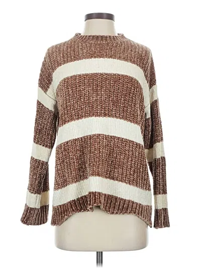 Pre-owned Hyfve Pullover Sweater In Brown