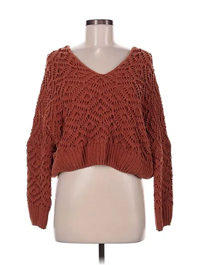 Pre-owned Hyfve Pullover Sweater In Orange