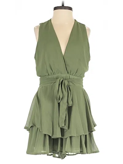 Pre-owned Hyfve Romper In Green