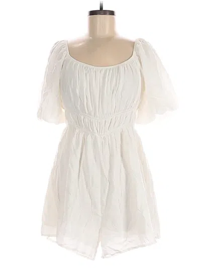 Pre-owned Hyfve Romper In White