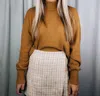 Hyfve Setting The Standard Sweater In Camel In Brown