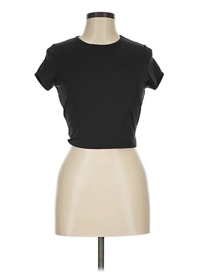 Pre-owned Hyfve Short Sleeve Turtleneck In Black