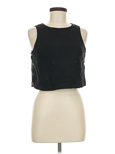 Pre-owned Hyfve Sleeveless Blouse In Black