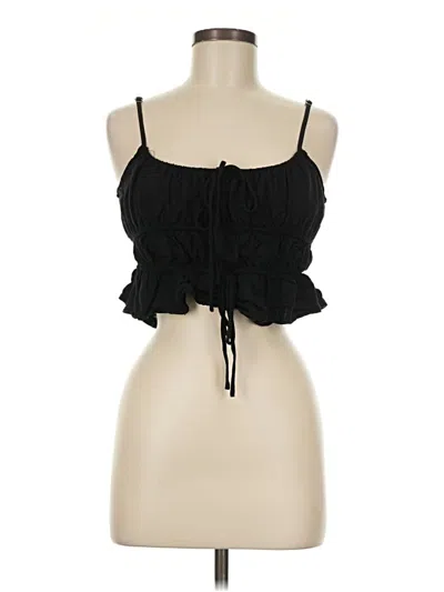 Pre-owned Hyfve Sleeveless Blouse In Black