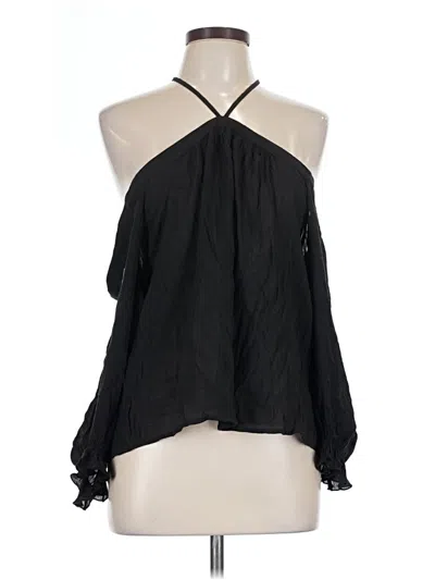Pre-owned Hyfve Sleeveless Blouse In Black