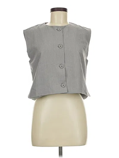 Pre-owned Hyfve Sleeveless Blouse In Gray
