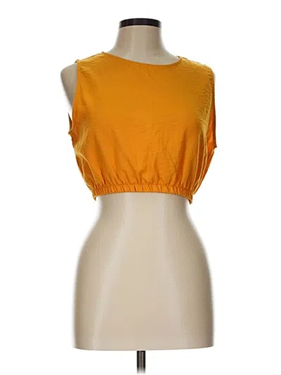 Pre-owned Hyfve Sleeveless Blouse In Orange