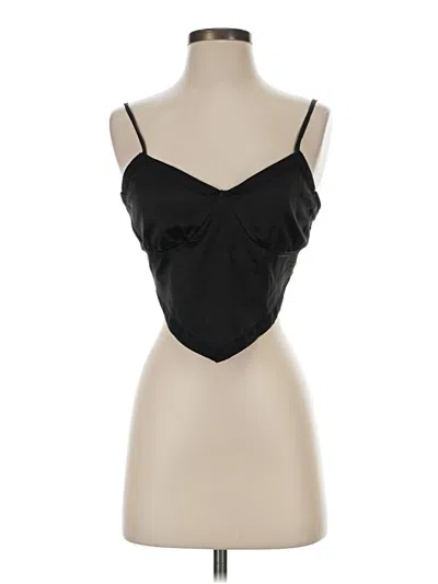 Pre-owned Hyfve Sleeveless Top Black Sweetheart Neckline Tops