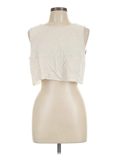 Pre-owned Hyfve Sleeveless T-shirt In Ivory
