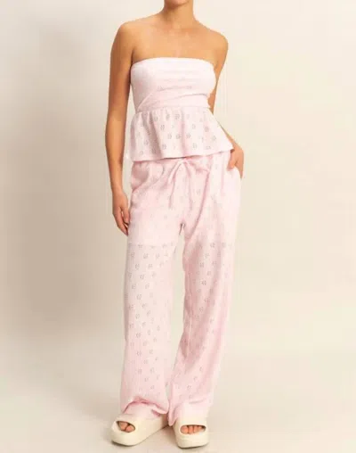 Hyfve Strawberry Milkshake Bottoms In Soft Pink
