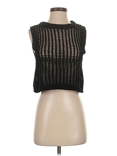 Pre-owned Hyfve Sweater Vest In Black