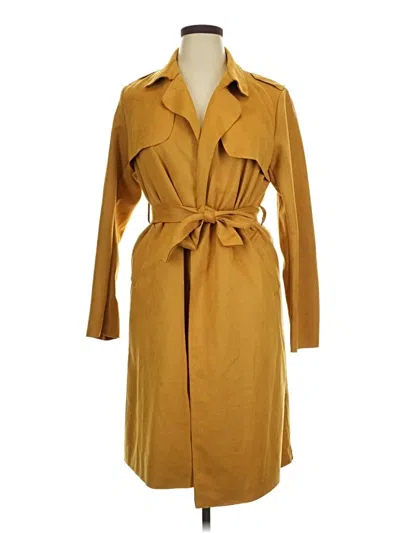 Pre-owned Hyfve Trenchcoat In Gold