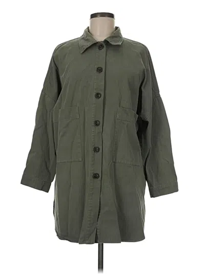 Pre-owned Hyfve Trenchcoat In Green