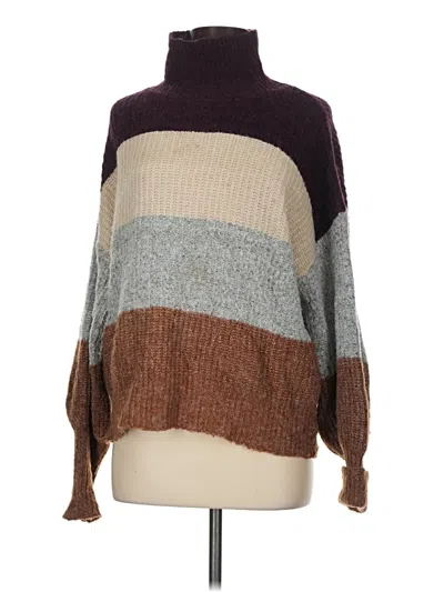 Pre-owned Hyfve Turtleneck Sweater In Brown