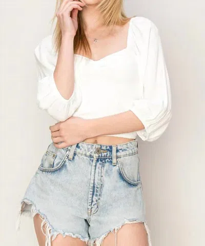 Hyfve Up To Elbows Blouse In White