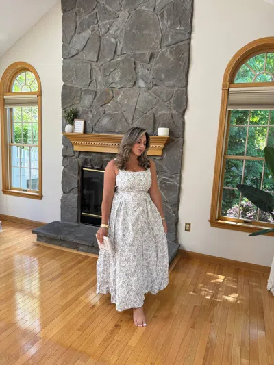 Hyfve Vintage Floral Dress In White