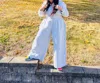 Hyfve Wide-leg Side Zipper Sweatpant In Gray In Gray