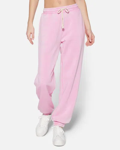 Hyfve Women's Essential Burnout Fleece Jogger Pants In Pink
