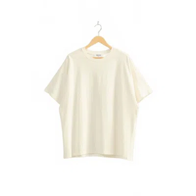 Hyfve Women's Mineral Wash Oversized Tee In Off White