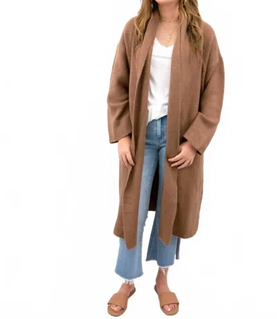 Hyfve Women's On Trend Duster Sweater In Brown