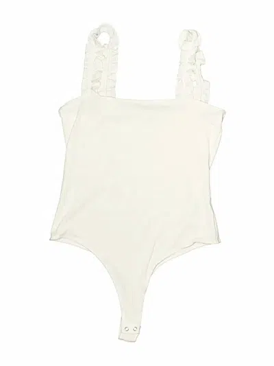 Hyfve Women's Ribbed Bodysuit In White