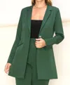 Hyfve Workwear Blazer In Green In Green