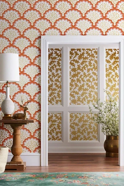 Hygge & West Angelina Wallpaper In Red