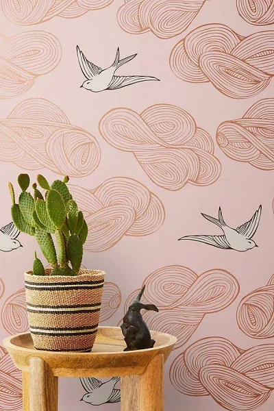 Hygge & West Daydream Wallpaper In Pink