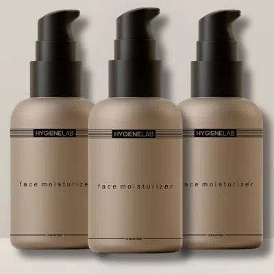 Hygienelab Face Moisturizer 3-pack In Transparent