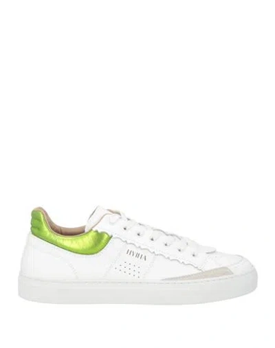 Hyina Woman Sneakers White Size 5 Leather