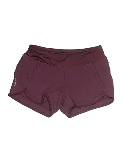 Pre-owned Hylete Athletic Shorts In Burgundy