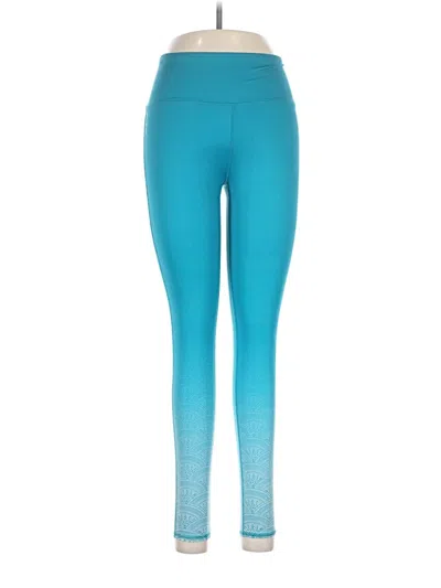 Pre-owned Hylete Yoga Pants In Blue
