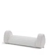 Hyoumankind Linen Knee Pillowcase In White