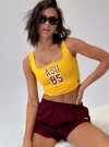 Hype And Vice Asu Jersey Corset Top