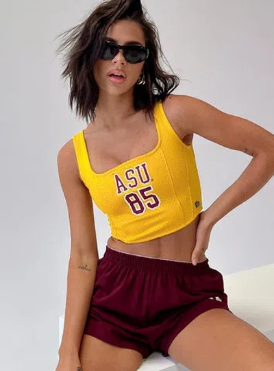 Hype And Vice Asu Jersey Corset Top