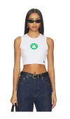 Hype And Vice Boston Celtics Cut Off Tank Top In White