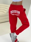 Hype And Vice Bu Sweatpants In Red