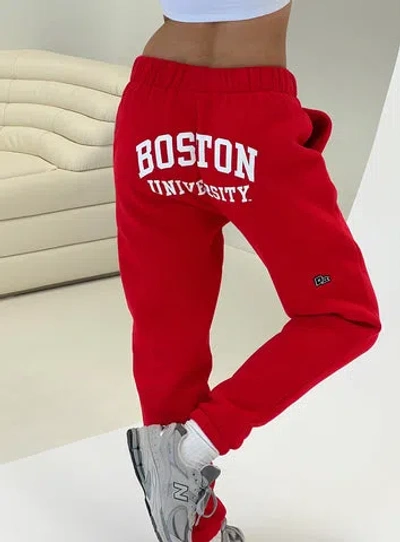 Hype And Vice Bu Sweatpants In Red