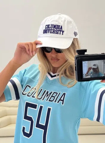 Hype And Vice Columbia Dad Cap In White