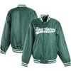 Hype And Vice Green Michigan State Spartans A-game Varsity Full-snap Jacket In Green