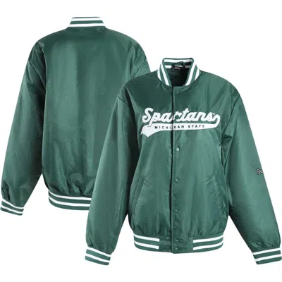 Hype And Vice Green Michigan State Spartans A-game Varsity Full-snap Jacket