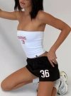 Hype And Vice Harvard Soffee Shorts